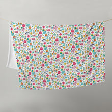 Load image into Gallery viewer, FLOWER GARDEN Throw Blanket