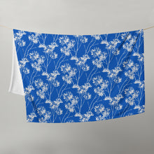 Load image into Gallery viewer, COASTAL Royal Blue Throw Blanket