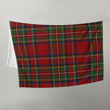 Load image into Gallery viewer, RED TARTAN Throw