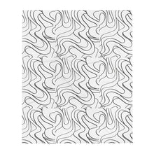 Load image into Gallery viewer, MODERN WAVES Throw Blanket