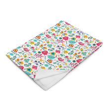 Load image into Gallery viewer, FLOWER GARDEN Throw Blanket