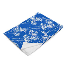 Load image into Gallery viewer, COASTAL Royal Blue Throw Blanket