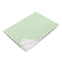 Load image into Gallery viewer, GEO GREEN Throw Blanket