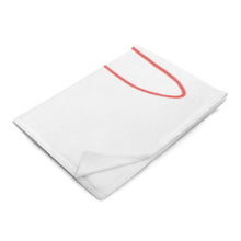 Load image into Gallery viewer, MODERN ART RED SWIRL Throw