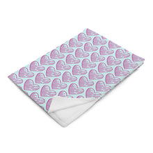 Load image into Gallery viewer, MODERN HEARTS Throw Blanket
