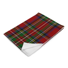 Load image into Gallery viewer, RED TARTAN Throw