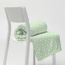 Load image into Gallery viewer, GEO GREEN Throw Blanket