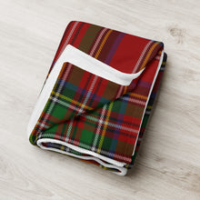 Load image into Gallery viewer, RED TARTAN Throw