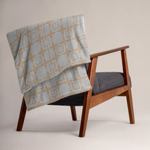 Load image into Gallery viewer, ROYAL GOLD AND GRAY Throw Blanket