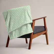 Load image into Gallery viewer, GEO GREEN Throw Blanket