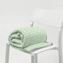 Load image into Gallery viewer, GEO GREEN Throw Blanket