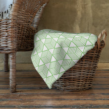 Load image into Gallery viewer, GEO GREEN Throw Blanket