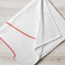 Load image into Gallery viewer, MODERN ART RED SWIRL Throw