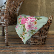 Load image into Gallery viewer, COTTAGE FLORAL SAGE GREEN Throw Blanket