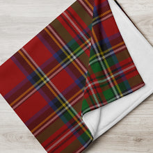 Load image into Gallery viewer, RED TARTAN Throw