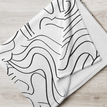 Load image into Gallery viewer, MODERN WAVES Throw Blanket