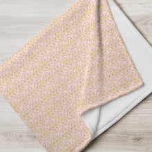 Load image into Gallery viewer, GOLDEN HEARTS Throw Blanket