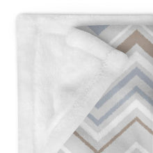 Load image into Gallery viewer, MODERN CHEVRON Throw Blanket