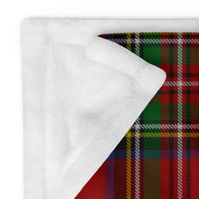 Load image into Gallery viewer, RED TARTAN Throw