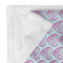 Load image into Gallery viewer, MODERN HEARTS Throw Blanket