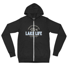 Load image into Gallery viewer, LAKE LIFE Unisex zip hoodie