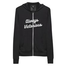 Load image into Gallery viewer, ALWAYS VICTORIOUS Unisex zip hoodie