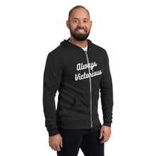 Load image into Gallery viewer, ALWAYS VICTORIOUS Unisex zip hoodie