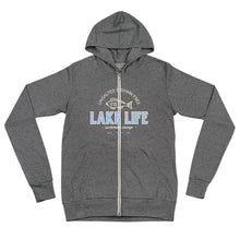 Load image into Gallery viewer, LAKE LIFE Unisex zip hoodie