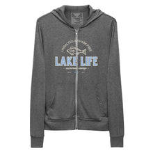 Load image into Gallery viewer, LAKE LIFE Unisex zip hoodie