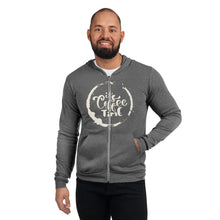 Load image into Gallery viewer, IT'S COFFEE TIME Unisex zip hoodie