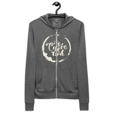Load image into Gallery viewer, IT'S COFFEE TIME Unisex zip hoodie