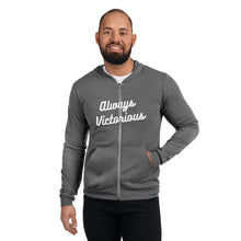Load image into Gallery viewer, ALWAYS VICTORIOUS Unisex zip hoodie