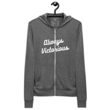 Load image into Gallery viewer, ALWAYS VICTORIOUS Unisex zip hoodie