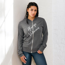 Load image into Gallery viewer, ALWAYS VICTORIOUS Unisex zip hoodie