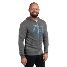 Load image into Gallery viewer, MODERN Unisex zip hoodie