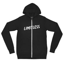 Load image into Gallery viewer, LIMITLESS Unisex zip hoodie