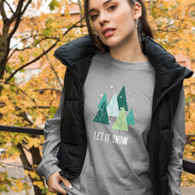 Load image into Gallery viewer, LET IT SNOW Unisex Long Sleeve Tee