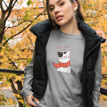 Load image into Gallery viewer, CHRISTMAS CAT Unisex Long Sleeve Tee