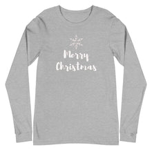 Load image into Gallery viewer, MERRY CHRISTMAS Unisex Long Sleeve Tee