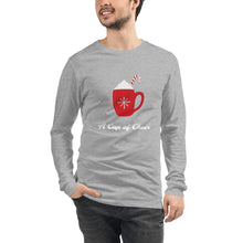 Load image into Gallery viewer, A CUP OF CHEER Unisex Long Sleeve Tee