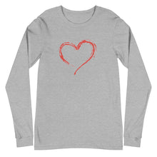 Load image into Gallery viewer, HEART Unisex Long Sleeve Tee