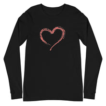 Load image into Gallery viewer, HEART Unisex Long Sleeve Tee