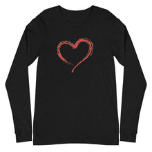 Load image into Gallery viewer, HEART Unisex Long Sleeve Tee