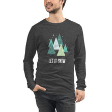 Load image into Gallery viewer, LET IT SNOW Unisex Long Sleeve Tee