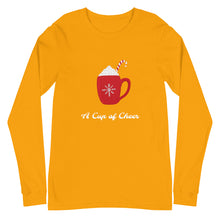 Load image into Gallery viewer, A CUP OF CHEER Unisex Long Sleeve Tee