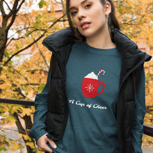 Load image into Gallery viewer, A CUP OF CHEER Unisex Long Sleeve Tee