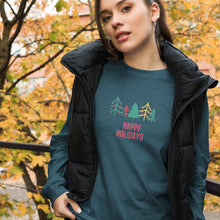 Load image into Gallery viewer, HAPPY HOLIDAYS Unisex Long Sleeve Tee