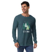 Load image into Gallery viewer, LET IT SNOW Unisex Long Sleeve Tee