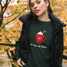 Load image into Gallery viewer, A CUP OF CHEER Unisex Long Sleeve Tee