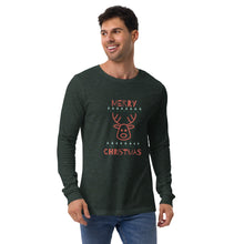 Load image into Gallery viewer, MERRY CHRISTMAS Unisex Long Sleeve Tee